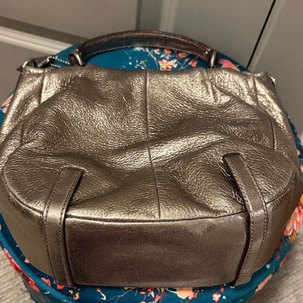 Coach Madison Annabelle Silver Crossbody Bag - Picture 3 of 13